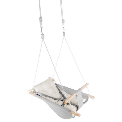 2Kids Toys - Παιδική κούνια από ύφασμα για τα πιο μικρά παιδιά γκρι