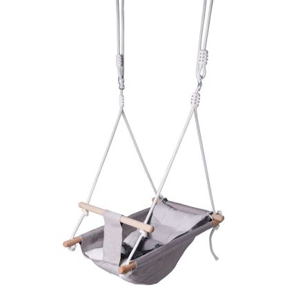 2Kids Toys - Παιδική κούνια από ύφασμα για τα πιο μικρά παιδιά γκρι