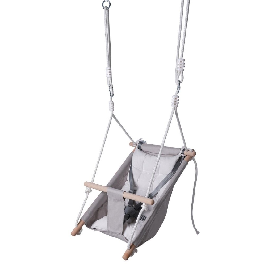 2Kids Toys - Παιδική κούνια από ύφασμα για τα πιο μικρά παιδιά γκρι