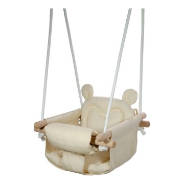 2Kids Toys - Παιδική κούνια υφασμάτινη κρεμ/οξιά