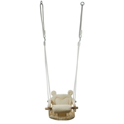 2Kids Toys - Παιδική κούνια υφασμάτινη κρεμ/οξιά