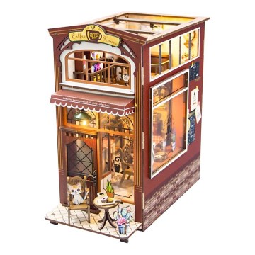 2Kids Toys - Παιχνίδι κατασκευών LED Bookstop Cafe 2xAAA