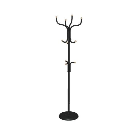 5five - Κρεμάστρα δαπέδου RAFU 178x43 cm μαύρη