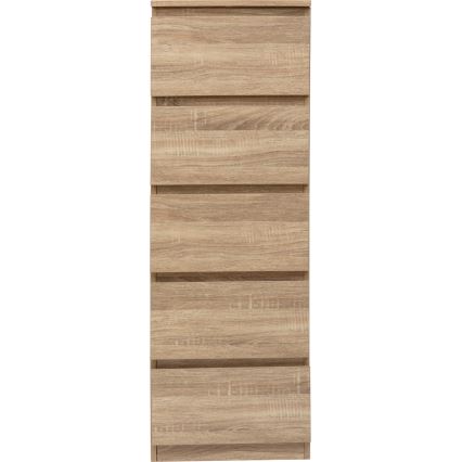 5five - Συρταριέρα HEIM 40x118x48 cm καφέ