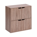 5five - Συρταριέρα TIDY 68x68x32 cm καφέ