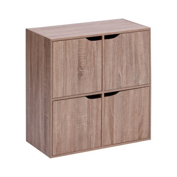 5five - Συρταριέρα TIDY 68x68x32 cm καφέ