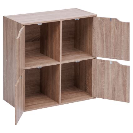 5five - Συρταριέρα TIDY 68x68x32 cm καφέ