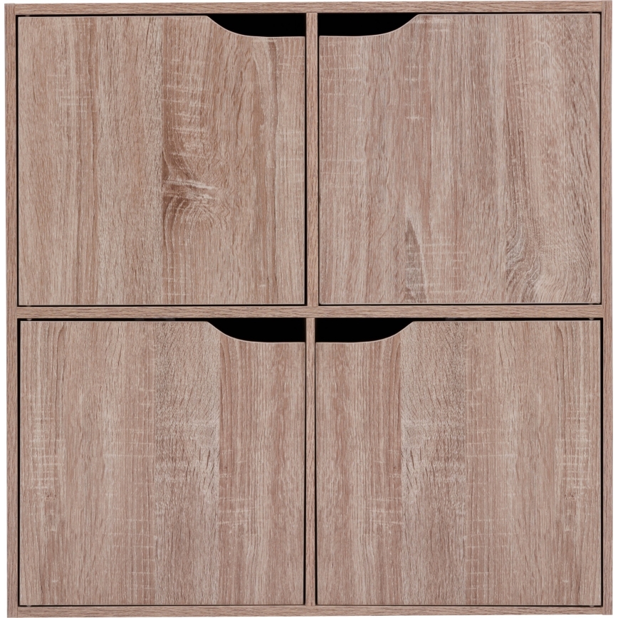 5five - Συρταριέρα TIDY 68x68x32 cm καφέ