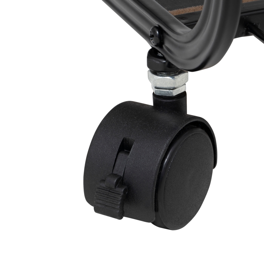 5five - Τραπέζι σερβιρίσματος/κινητό ράφι COLGE 97x55 cm μαύρο/μπεζ