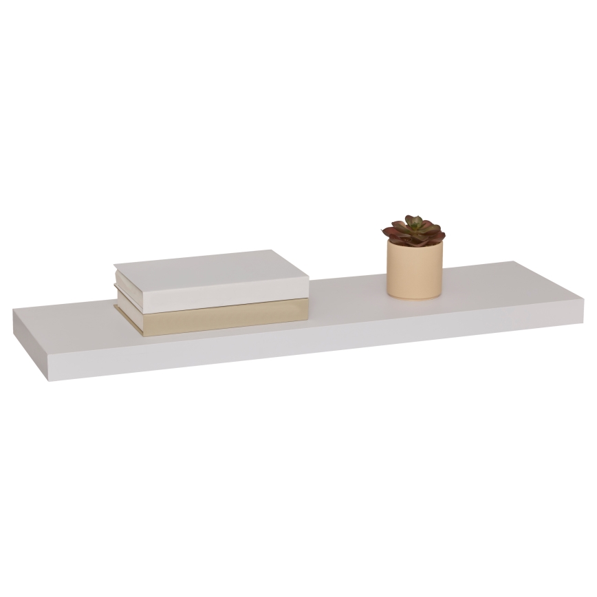 5five - Επιτοίχιο ράφι HYLE 80x24 cm λευκό