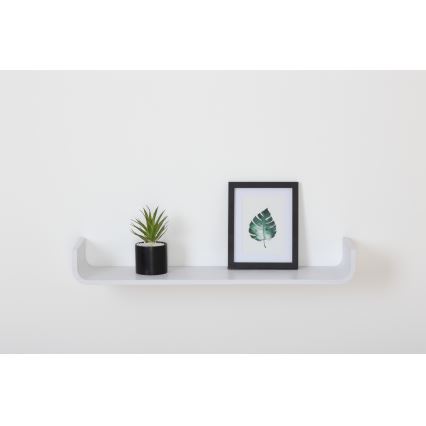 5five - Επιτοίχιο ράφι KAPTO 80x20 cm λευκό