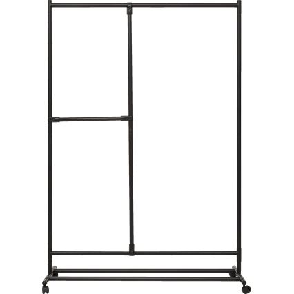 5five - Επιδαπέδια κρεμάστρα KENY 173x117 εκ. μαύρη