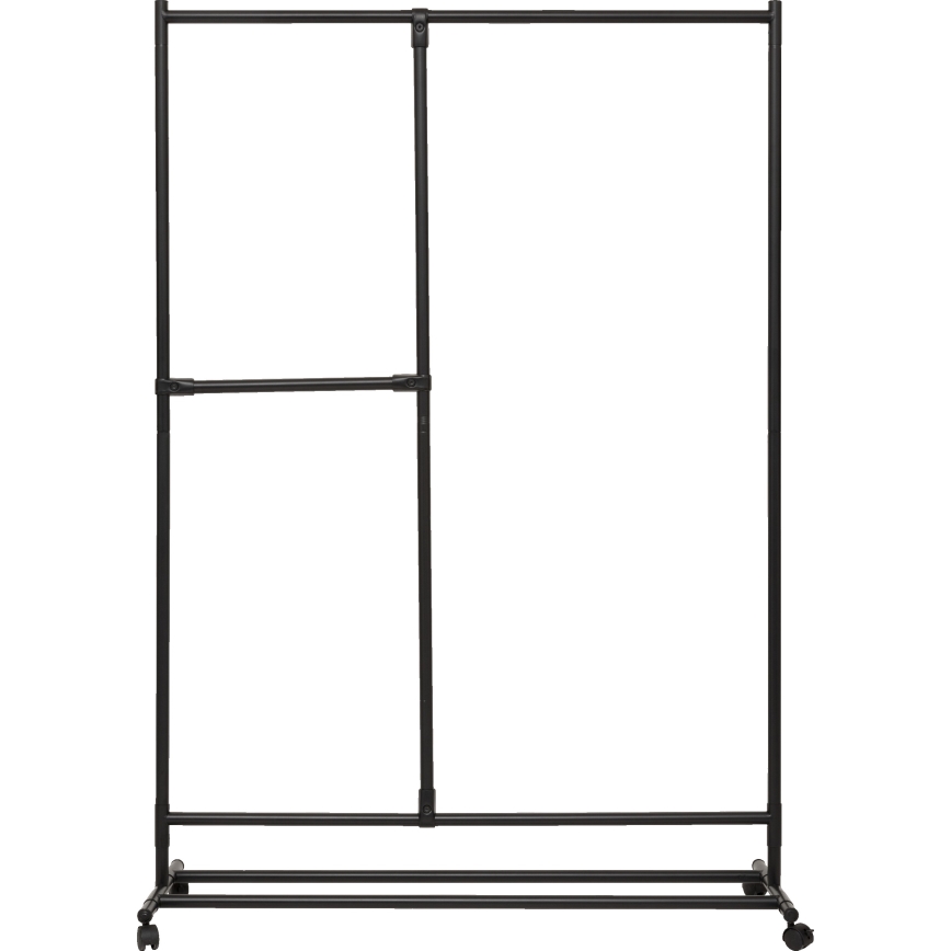 5five - Επιδαπέδια κρεμάστρα KENY 173x117 εκ. μαύρη