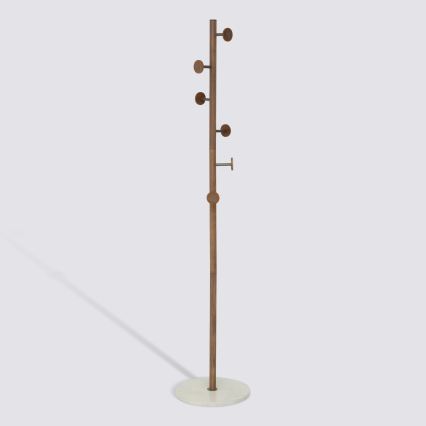 5five - Επιδαπέδια κρεμάστρα PERY 175x36,5 cm καφέ/λευκή