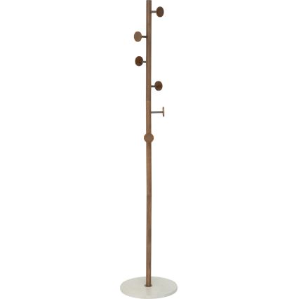 5five - Επιδαπέδια κρεμάστρα PERY 175x36,5 cm καφέ/λευκή