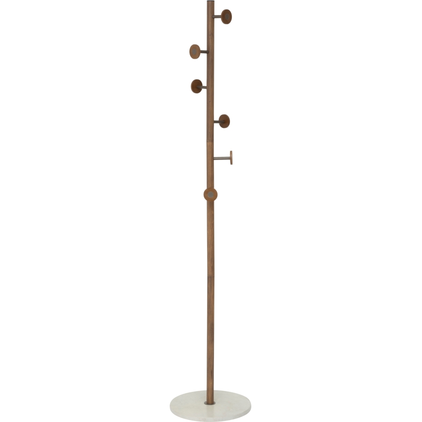 5five - Επιδαπέδια κρεμάστρα PERY 175x36,5 cm καφέ/λευκή