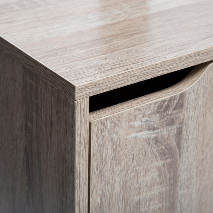 5five - Επιδαπέδια κρεμάστρα RAME 169x35 cm μαύρη/καφέ