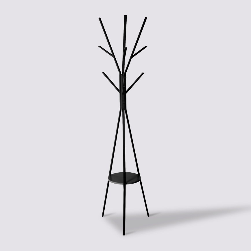 5five - Επιδαπέδια κρεμάστρα TASO 180x44 cm μαύρη