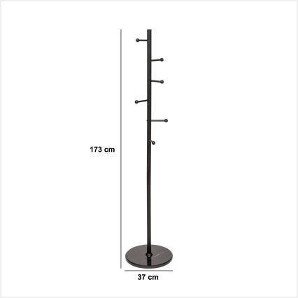 5five - Επιδαπέδια κρεμάστρα TIGE 173x37 εκ. μαύρη