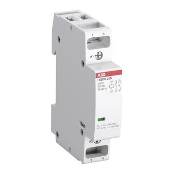 ABB 1SBE12111111R0611 - Ρελέ ράγας ισχύος 2 πόλων ESB20-11N-06 230V