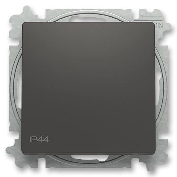 ABB 3559T-A06940 237 - Διακόπτης κλιμακοστασίου χωρίς πλαίσιο αρ. 6 ZONI IP44 μαύρο ματ