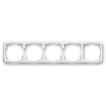 ABB 3901A-B50 B - Πενταπλό πλαίσιο TANGO λευκό