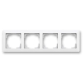 ABB 3901T-A00040 240 - Τετραπλό πλαίσιο ZONI ματ λευκό