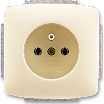 ABB 5518A-A2349 C - Οικιακή πρίζα χωρίς πλαίσιο TANGO 250V ελεφαντόδοντο