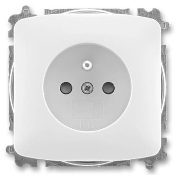 ABB 6619A-A06357 B - Οικιακή πρίζα χωρίς πλαίσιο TANGO 250V λευκή