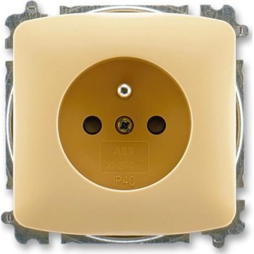 ABB 6619A-A06357 D - Οικιακή πρίζα χωρίς πλαίσιο TANGO 250V μπεζ