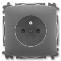 ABB 6619A-A06357 S2 - Οικιακή πρίζα χωρίς πλαίσιο TANGO 250V σκούρο γκρι