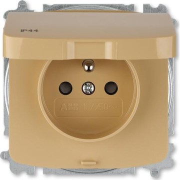 ABB 6619A-A06997 D - Οικιακή πρίζα χωρίς πλαίσιο TANGO 250V IP44 μπεζ
