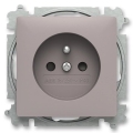 ABB 6619T-A06657 244 - Οικιακή πρίζα χωρίς πλαίσιο ZONI 250V γκρι-μπεζ