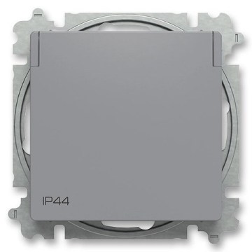ABB 6619T-A06995 241 - Επιτοίχια πρίζα χωρίς πλαίσιο ZONI 250V IP44 γκρι