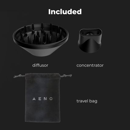 AENO - Πιστολάκι μαλλιών 1500W/230V