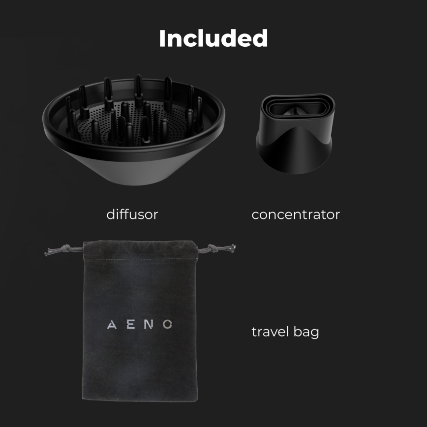 AENO - Πιστολάκι μαλλιών 1500W/230V