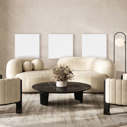 AENO - Έξυπνο ηλεκτρικό υπέρυθρο πάνελ 500W με χρονοδιακόπτη/θερμοστάτη Wi-Fi λευκό