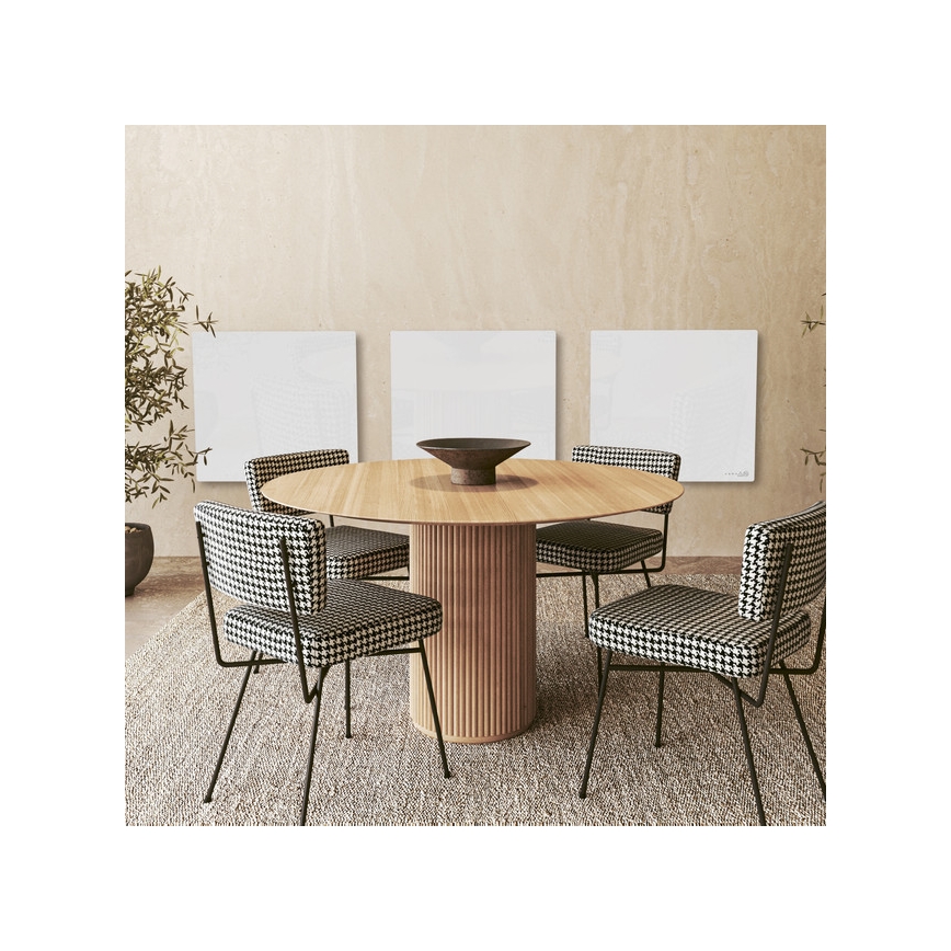 AENO - Έξυπνο ηλεκτρικό υπέρυθρο πάνελ 500W με χρονοδιακόπτη/θερμοστάτη Wi-Fi λευκό