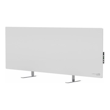 AENO - Έξυπνο ηλεκτρικό υπέρυθρο πάνελ με οθόνη LED 700W, χρονοδιακόπτης/θερμοστάτης, IP44, Wi-fi, λευκό