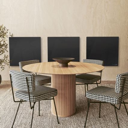 AENO - Έξυπνο ηλεκτρικό υπέρυθρο θερμαντικό πάνελ 500W με χρονοδιακόπτη/θερμοστάτη, Wi‑Fi, μαύρο