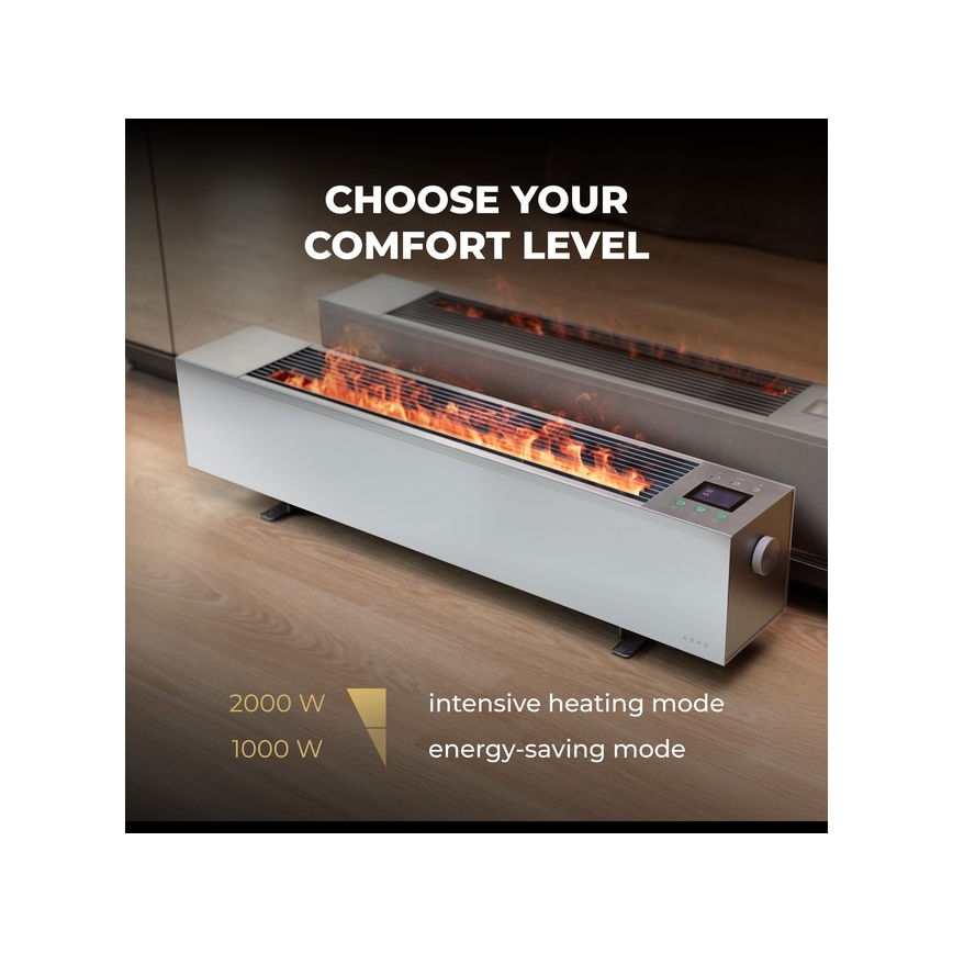 AENO - Έξυπνος ηλεκτρικός θερμαντήρας/κονβέκτορας 1000/2000W λευκός