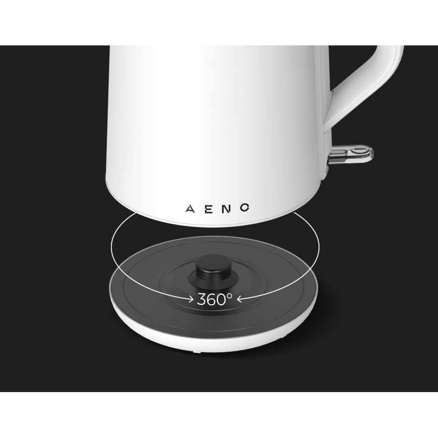 AENO - Βραστήρας νερού 1,5 λτ 2200W/230V λευκός