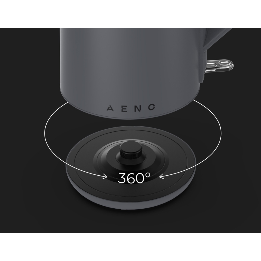AENO - Ηλεκτρικός βραστήρας 1,5 λτ 2200W/230V μαύρος