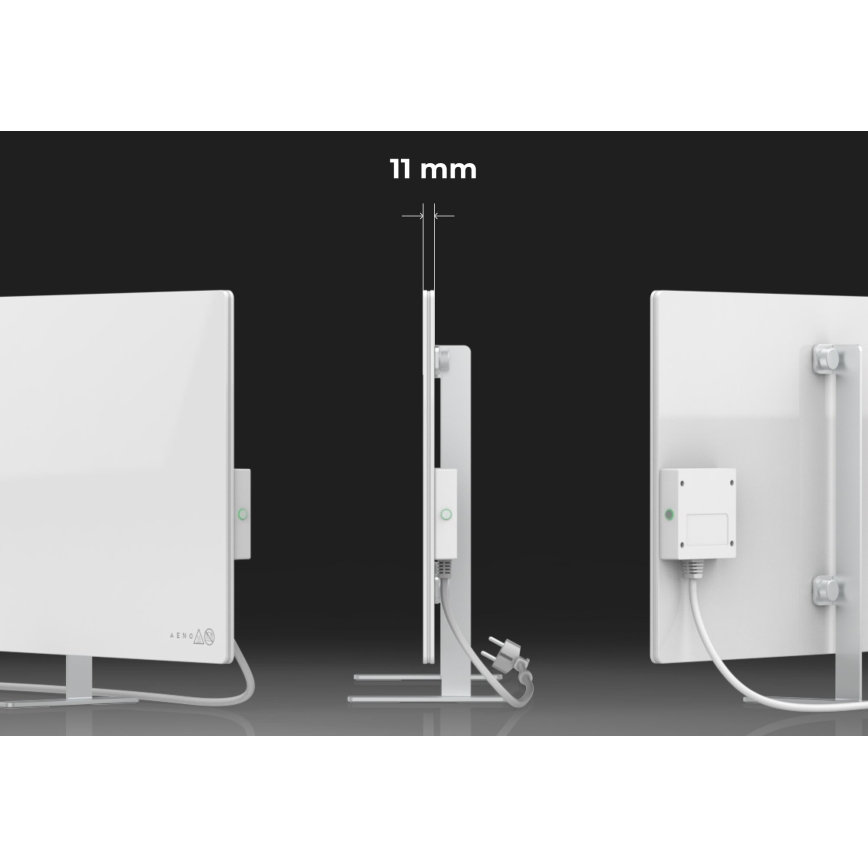 AENO - Έξυπνo θερμαντικό πάνελ/ θερμοπομπός 700W χρονοδιακόπτης/θερμοστάτης IP44 Wi-fi λευκό