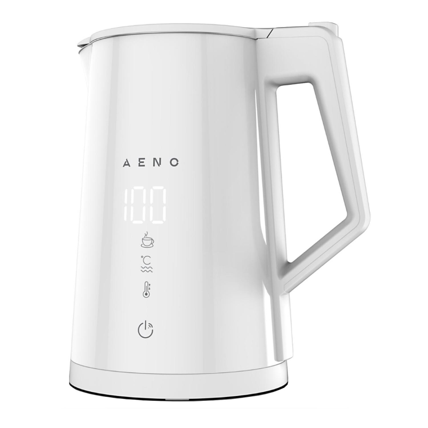 AENO - Έξυπνος βραστήρας με LED οθόνη 1,7 l 2200W/230V λευκό