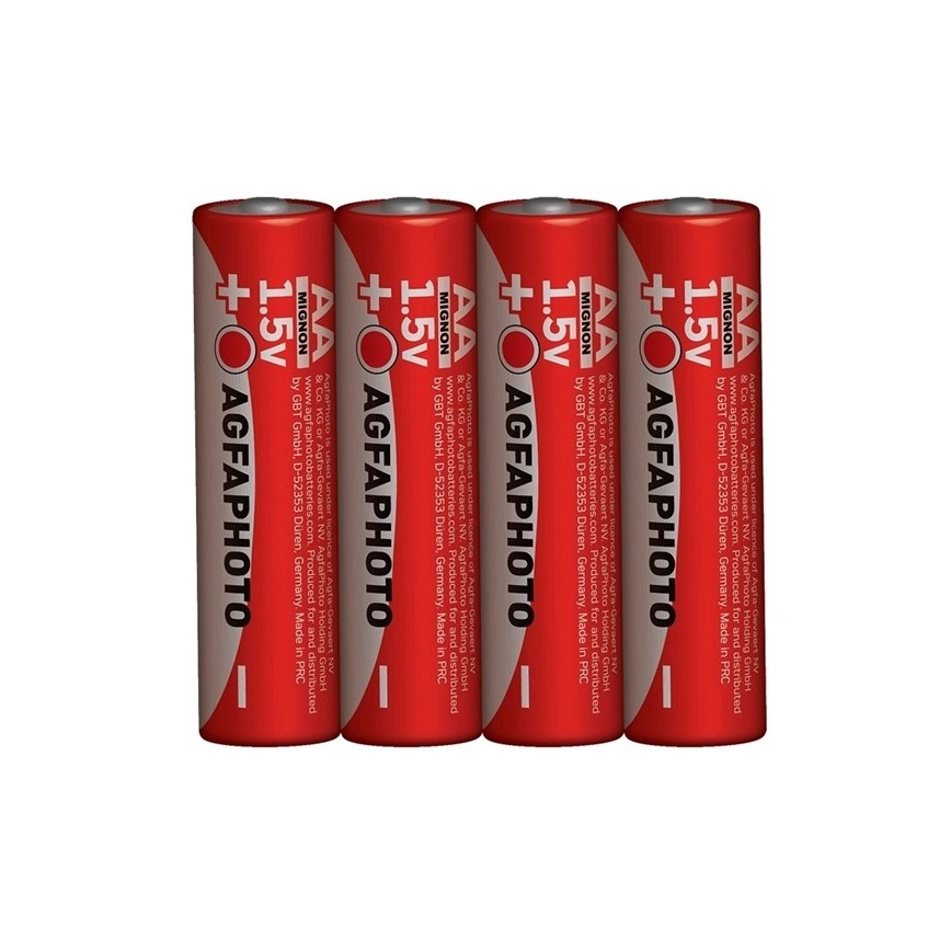 4 τμχ Μπαταρία ψευδαργύρου AA 1,5V