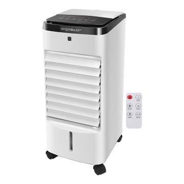 Aigostar - Air cooler 60W/230V λευκό/μαύρο + τηλεχειριστήριο
