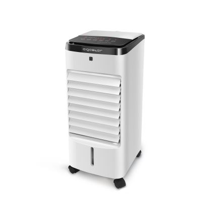 Aigostar - Air cooler 60W/230V λευκό/μαύρο + τηλεχειριστήριο