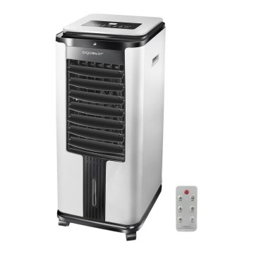 Aigostar - Air cooler 75W/230V μαύρο/ασημί + τηλεχειριστήριο