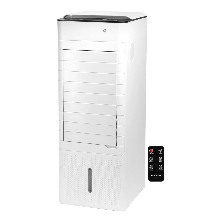 Aigostar - Air cooler 80W/230V λευκό + τηλεχειριστήριο
